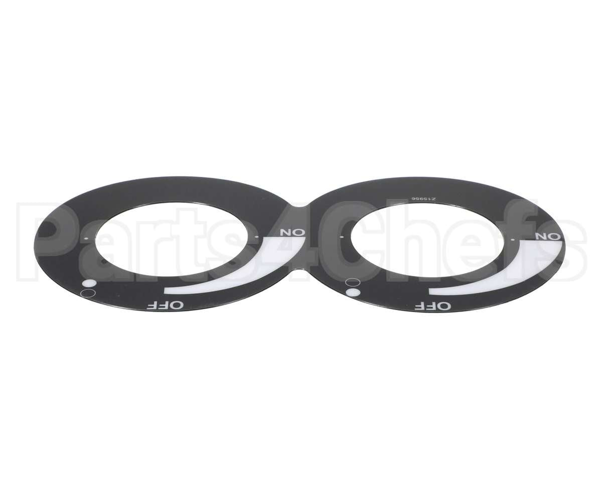 2M-Z15956 Star Label, Dial Dual Hotplate