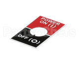 2M-Z18461 Star Label, Power, On And Off