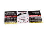 2M-Z2620 Star Label Caution,Bi-Lingual