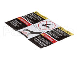 2M-Z2620 Star Label Caution,Bi-Lingual