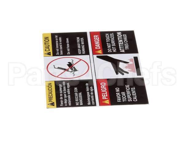 2M-Z2620 Star Label Caution,Bi-Lingual
