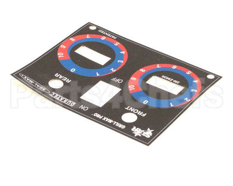 2M-Z9626 Star Controlpnl Lbl 30/45Scbd/Hd