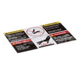 2MZ2620 Compatible Star Label Cautionbi-Lingual