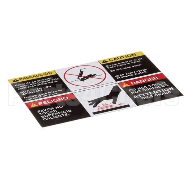 2MZ2620 Compatible Star Label Cautionbi-Lingual