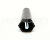 2R-1523B8301 Star Leg,4Inblack Plastic