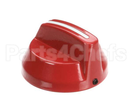 2R-W498-2 Star Knob-Red Metal-Insert.188