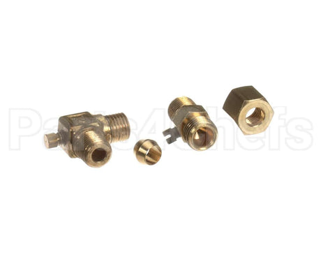 2V-P8901-78 Magikitchn Vlv,Plt Brs .25 Tu X 1/8 Npt