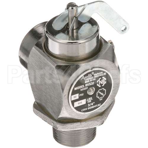 3-SRV9-1 Compatible Southbend Valve, Steam Safety - 3/4", 50 Psi