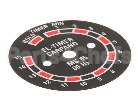 30-190 Varimixer 15 Minute Timer (Metal) Scale Carpano.