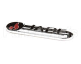 3000012160 Jade Nameplate, Jade Logo Red/Chrm