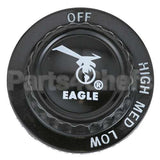 302095 Compatible Metal Masters Knob 2 D, Off-Hi-Med-Lo