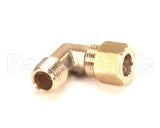 30292 Imperial 3/8 C Mipl 1/4 90 Degree Elbow Brass