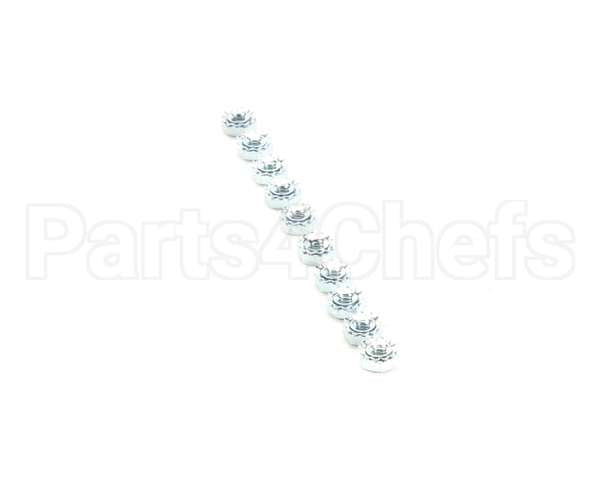 308P143 Antunes Hex Nut Keps' #8-32, (Pk 10)