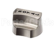 3095 Royal Range Nickel Plate Knob W/Black Letters
