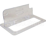 30CWLN135 Compatible Cambro Cover Third Notched -135 Clear