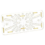 30HPD Compatible Cambro 1/3 Size Drain Shelf 150 High Heat Amber