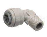 31-0457 Nu-Vu Elbow,1/4Tx1/8 Npt,Rigid Male