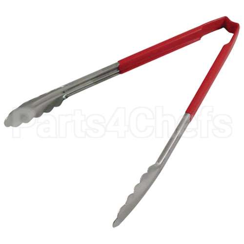 31211 Compatible Edlund Tong Red/Ss 12 In Scallop Grip