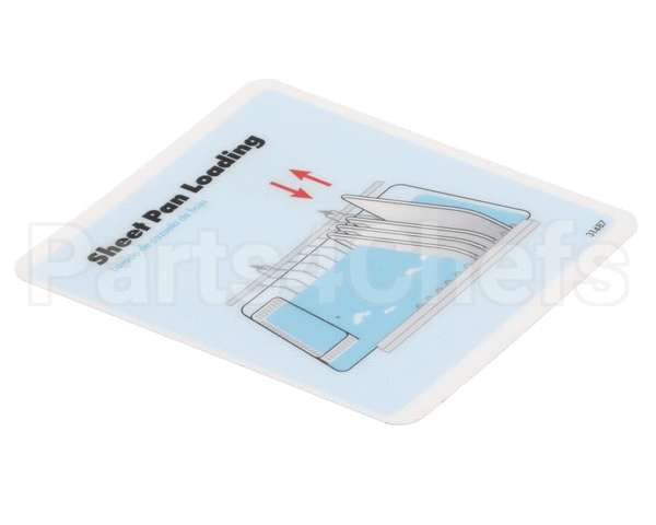 31487 Power Soak Systems Decal - Sheet Pan Loading