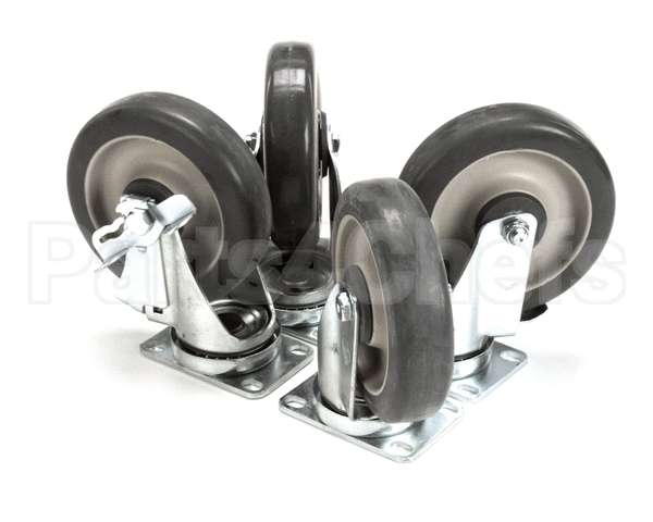 315410 Tri-Star Manufacturing Kit;4 Plate Casters 2/W Brake