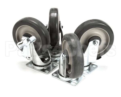 315410 Tri-Star Manufacturing Kit;4 Plate Casters 2/W Brake