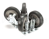 315410 Tri-Star Manufacturing Kit;4 Plate Casters 2/W Brake