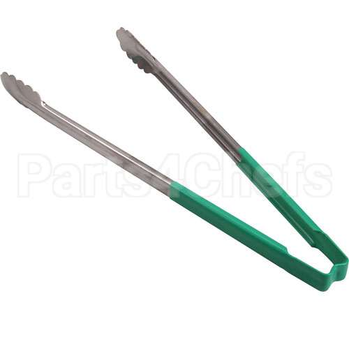 31613 Compatible Edlund Tongs, Scallop, 16", Grnhdl