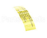 31703 Middleby Label,Caution Do Not Spray
