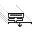 3195 Compatible International Cold Storage Door Gasket - 30-3/8X78-1/4