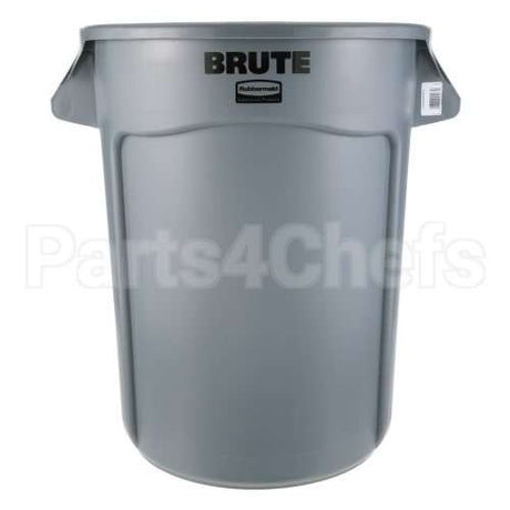 3200GY Compatible Rubbermaid Trash Can-32Gal Rnd Gray
