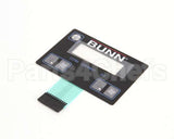 32126.1004 Bunn Kit, Membrane Switch Ultra-2 Black