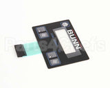 32126.1004 Bunn Kit, Membrane Switch Ultra-2 Black