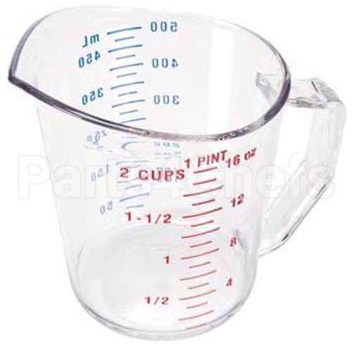 3215 Compatible Rubbermaid 1 Pt Measuring Cup-135 Clear