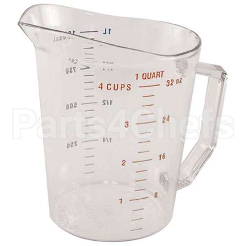 3216 Compatible Rubbermaid 1 Qt Measuring Cup-135 Clear