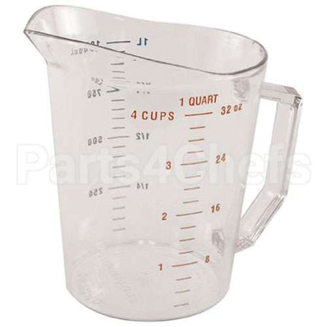 3216 Compatible Rubbermaid 1 Qt Measuring Cup-135 Clear