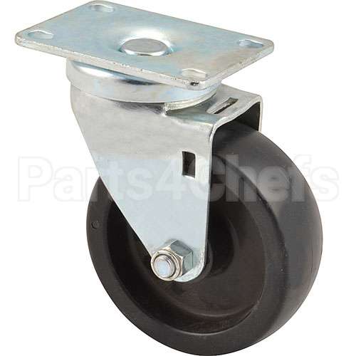3234778 Compatible Delfield Caster, 4, Plt, Swivel, Polyolef