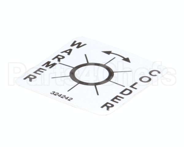 324242 Stoelting Decal Temp Adjustment