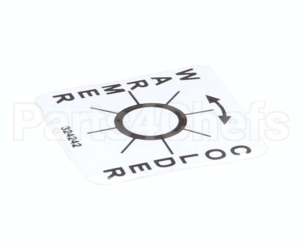 324242 Stoelting Decal Temp Adjustment