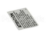 324594 Stoelting Decal Attention Heat Sensitive