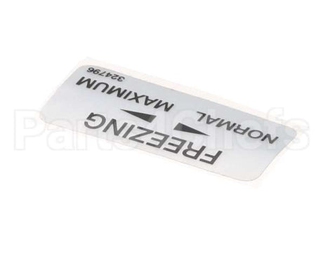 324796 Stoelting Decal; Freezing