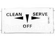 324798 Compatible Stoelting Decal - Clean/Off/On