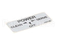 324798 Stoelting Decal; Clean/Off/Serve