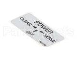 324798 Stoelting Decal; Clean/Off/Serve