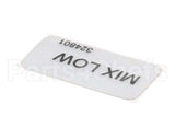 324801 Stoelting Decal; Mix Low