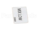 324801 Stoelting Decal; Mix Low