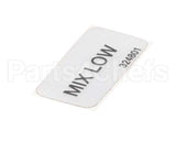 324801 Stoelting Decal; Mix Low