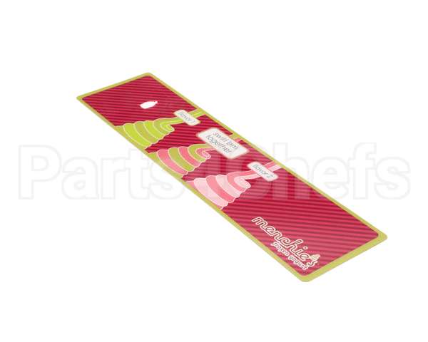 324920 Stoelting Decal; Display Cover Menchies