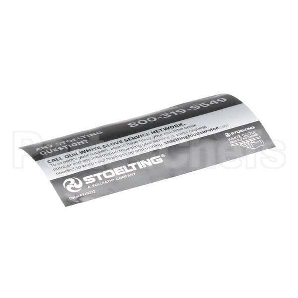 325032 Compatible Stoelting White Glove Service Decal