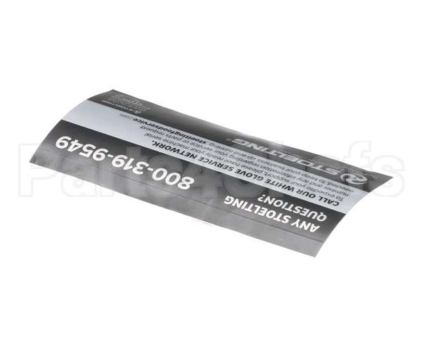 325032 Stoelting White Glove Service Decal