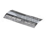 325032 Stoelting White Glove Service Decal